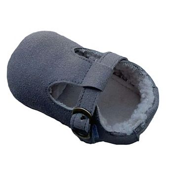 MyKids-USA® In Baby Girl Solid Color Plush Warm Anti-Slip Shoes