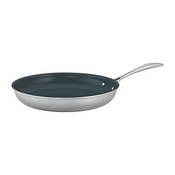 ZWILLING Clad CFX 12-inch Stainless Steel Ceramic Nonstick Fry Pan