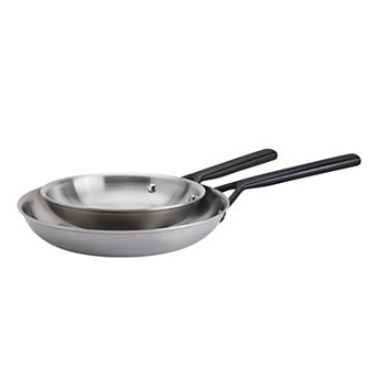 ZWILLING Milano Stainless Steel 2 pc Stainless Steel Fry Pan Set