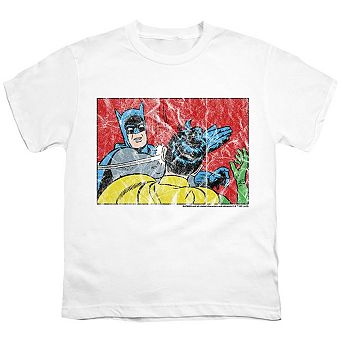 Batman Bat Slap 2 Short Sleeve Youth T-Shirt