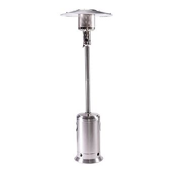 Decksplore Patio Heater Standing Heater with Wheels Stainless Steel Burne for Outdoor Garden Porch