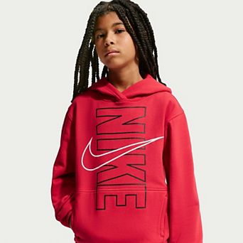 Kids 8-20 Nike Sportswear Club Block Logo Fleece Hoodie