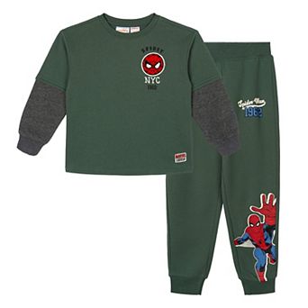 Marvel Comics Fleece 2 pc Sweatshirt and Pants Set