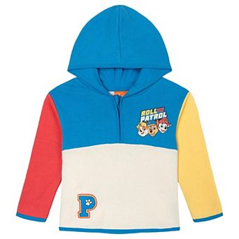 Nickelodeon Paw Patrol Fleece Quarter-Zip Hooded Sweatshirt