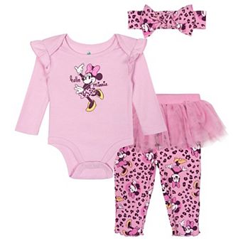 Disney's Minnie Mouse Bodysuit and Tutu Leggings Set
