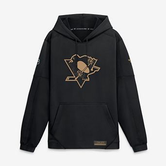 Men's Fanatics Black Pittsburgh Penguins Authentic Pro Military Appreciation Rink Fleece Hoodie