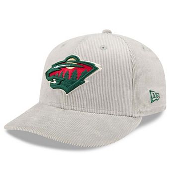 Men's New Era Gray Minnesota Wild Corduroy 59FIFTY Fitted Hat