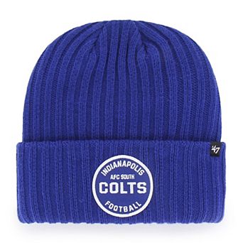 Men's '47 Royal Indianapolis Colts Ribbed Snowdrift Cuffed Knit Hat