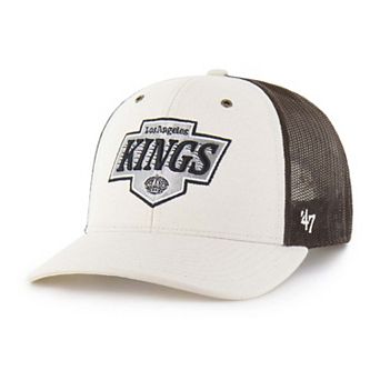 Men's '47 x Carhartt Cream Los Angeles Kings Undyed Trucker Adjustable Hat