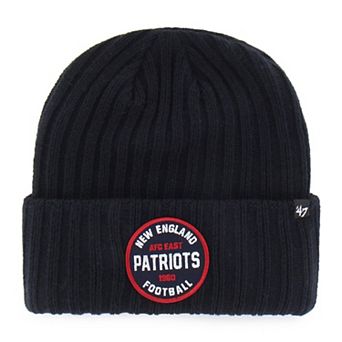 Men's '47 Navy New England Patriots Ribbed Snowdrift Cuffed Knit Hat