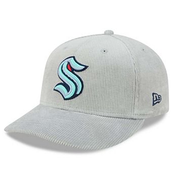 Men's New Era Gray Seattle Kraken Corduroy 59FIFTY Fitted Hat