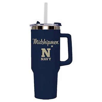 The Memory Company Navy Midshipmen 40oz. Sport Bling Tumbler