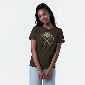 Women's Champion Brown Buffalo Sabres Fall Vibes T-Shirt