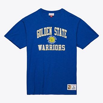Men's Mitchell & Ness Royal Golden State Warriors Hardwood Classics Legendary Slub T-Shirt