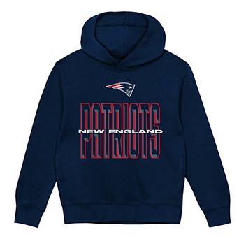 Toddler Outerstuff Navy New England Patriots Field General Fleece Hoodie
