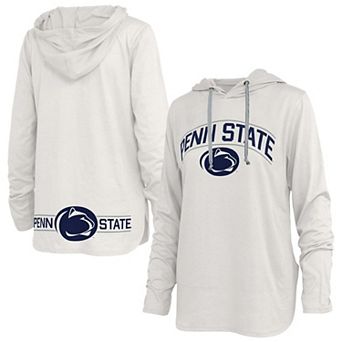 Women's Pressbox White Penn State Nittany Lions Allie Long Sleeve Hooded T-Shirt