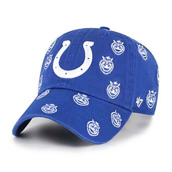 Unisex '47 Royal Indianapolis Colts Confetti Clean Up Adjustable Hat