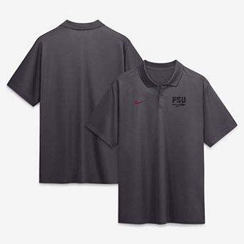 Men's Nike Anthracite Florida State Seminoles Color Pop Victory Dri-FIT Polo