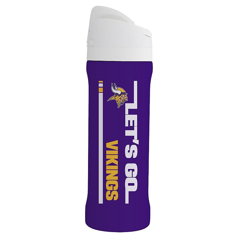The Memory Company Minnesota Vikings 24oz. Stainless Steel Team Color ...