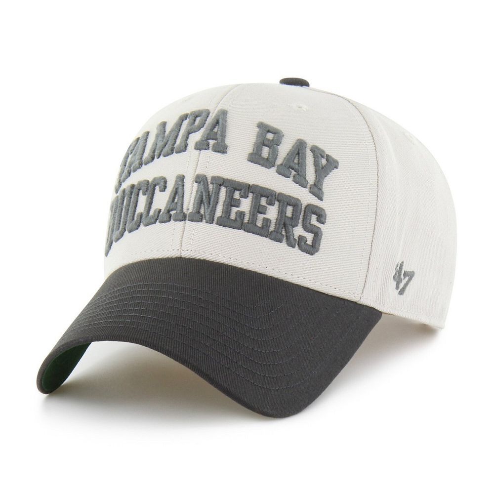 Men's '47 Bone Tampa Bay Buccaneers Broke Line MVP Adjustable Hat