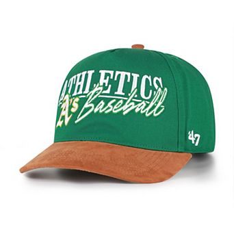 Men's '47 Green/Light Brown Athletics Scribe Line Hitch Adjustable Hat