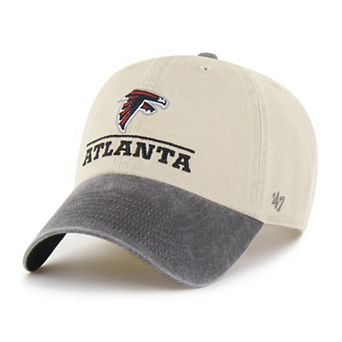 Men's '47 Natural Atlanta Falcons Logo Line Clean Up Adjustable Hat