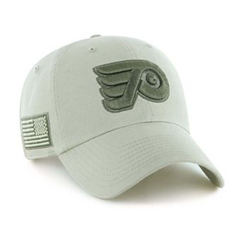 Men's '47 Cream Philadelphia Flyers OHT Tri-Hit Clean Up Adjustable Hat