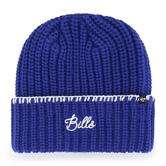 Women's '47 Royal Buffalo Bills Blanket Stitch Cuffed Knit Hat