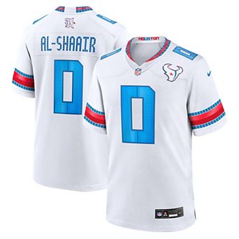 Men's Nike Azeez Al-Shaair White Houston Texans 2026 Rivalries Collection Game Jersey