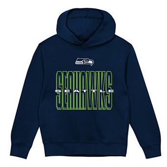Toddler Outerstuff College Navy Seattle Seahawks Field General Fleece Hoodie