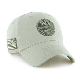 Men's '47 Cream New York Islanders OHT Tri-Hit Clean Up Adjustable Hat
