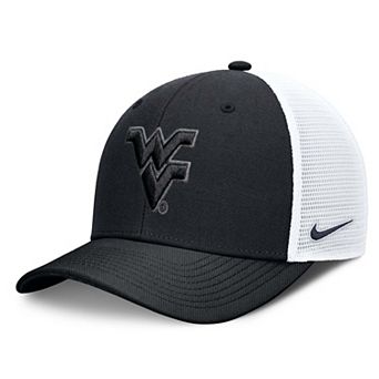 Unisex Nike Black West Virginia Mountaineers Tonal Dri-FIT Rise Trucker Adjustable Hat