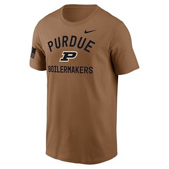 Men's Nike Brown Purdue Boilermakers 2026 Military Appreciation Dri-FIT T-Shirt