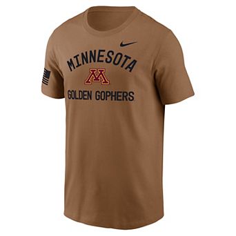 Men's Nike Brown Minnesota Golden Gophers 2026 Military Appreciation Dri-FIT T-Shirt