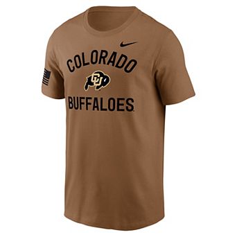 Men's Nike Brown Colorado Buffaloes 2026 Military Appreciation Dri-FIT T-Shirt