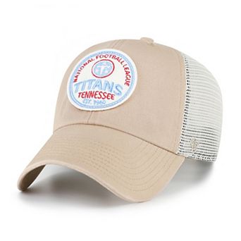 Men's '47 Khaki Tennessee Titans Felton Clean Up Adjustable Hat
