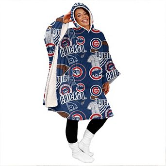 Pegasus Chicago Cubs Mashup 50" x 70" Bloncho Sherpa Fan Cape