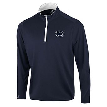 Men's Antigua Navy Penn State Nittany Lions Brink Color Pop Quarter-Zip Pullover