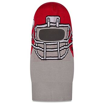 Men's New Era Gray Kansas City Chiefs Helmet Knit Balaclava