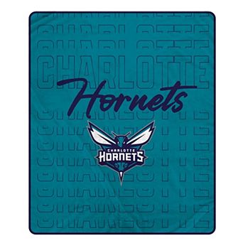 Pegasus Charlotte Hornets Echo Script Fade 50" x 60" Ultra Soft Throw Blanket