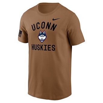 Men's Nike Brown UConn Huskies 2026 Military Appreciation Dri-FIT T-Shirt