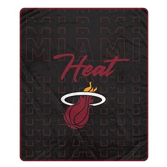 Pegasus Miami Heat Echo Script Fade 50" x 60" Ultra Soft Throw Blanket