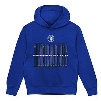 Preschool Outerstuff Blue Minnesota Timberwolves Field General Fleece Hoodie