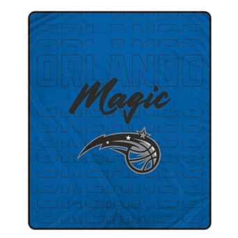 Pegasus Orlando Magic Echo Script Fade 50" x 60" Ultra Soft Throw Blanket