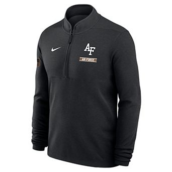 Men's Nike Black Air Force Falcons 2026 Military Appreciation Raglan Dri-FIT Half-Zip Pullover