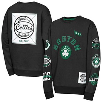Youth Outerstuff Black Boston Celtics Decorated Honor Sweatshirt