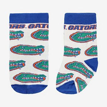 Infant Starter White Florida Gators All-Over Print Socks