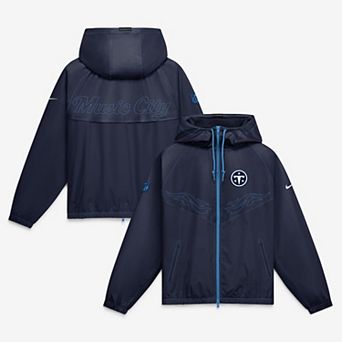 Men's Nike Navy Tennessee Titans 2026 Rivalries Collection Windrunner Full-Zip Jacket