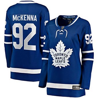 Women's Fanatics Gavin McKenna Blue Toronto Maple Leafs Home Breakaway Jersey