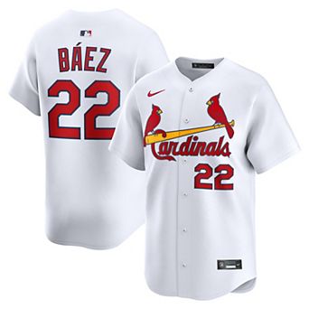 Men's Nike Joshua Báez White St. Louis Cardinals Home Limited Player Jersey